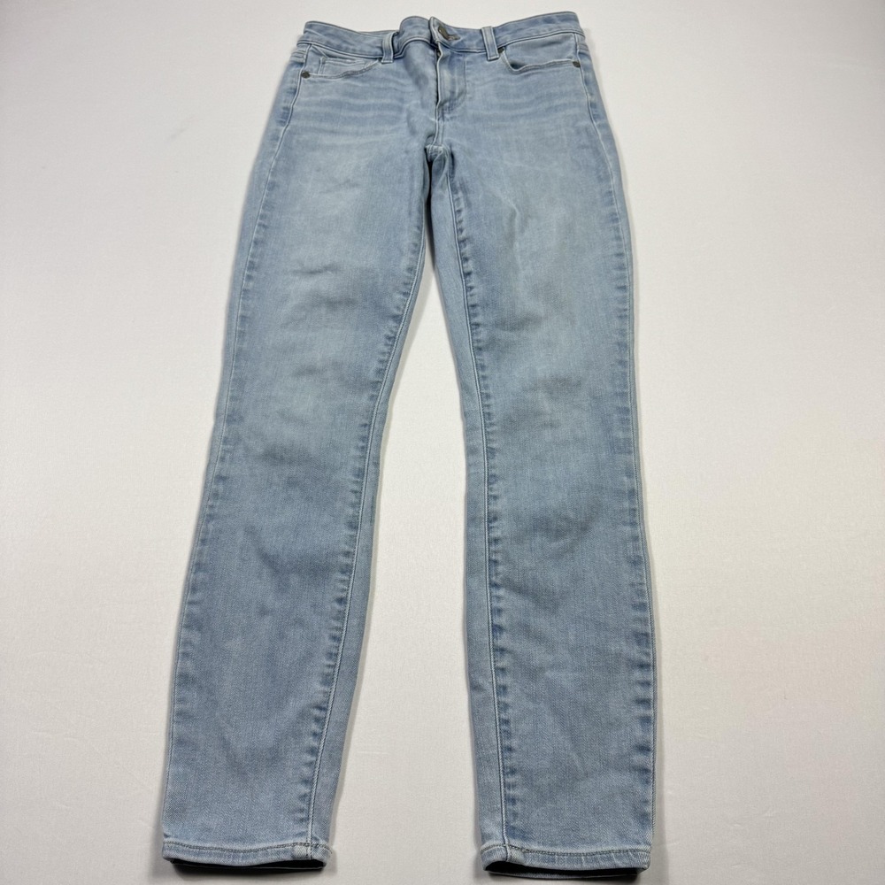 Paige Jeans Womens 26 Light Wash Verdugo Ankle Skinny Stretch Denim Zip Fly